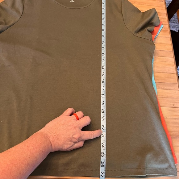 Croft and Barrow T-shirts New Without Tags 1X - Picture 6 of 6